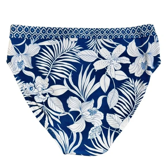 Tommy Bahama Island Cays Blooms High-Waist Bikini Bottoms - Picture 9 of 15